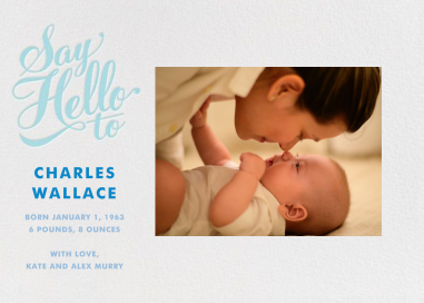 Say Hello to... Baby Gear (Photo) by Paperless Post