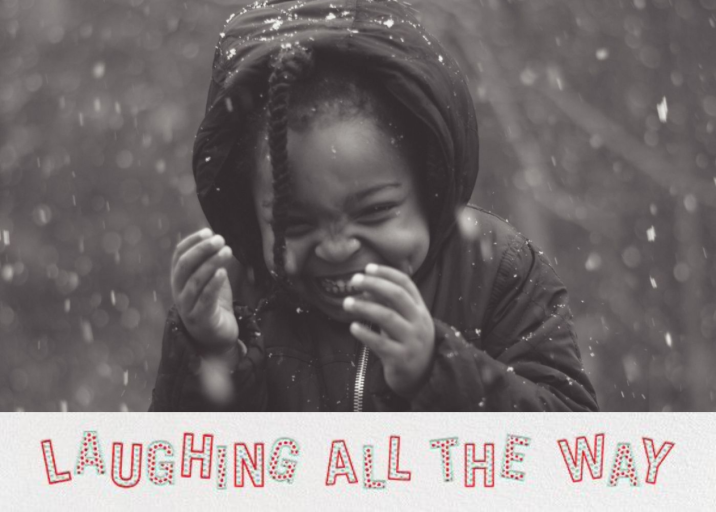 Full of Laughter - Holiday Card by Paperless Post