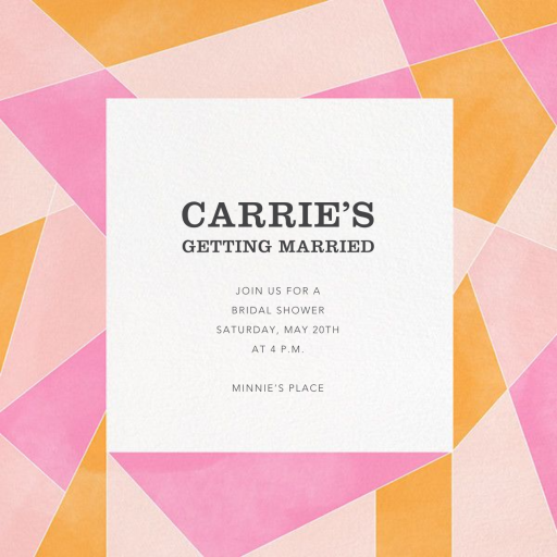 Mosaic - Bridal Shower Invitation by Paperless Post