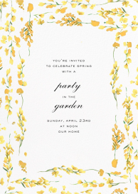 Splendid Floral - Garden Party Invitation by Carolina Herrera