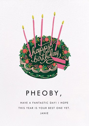 First Slice - Birthday Card by Rifle Paper Co.