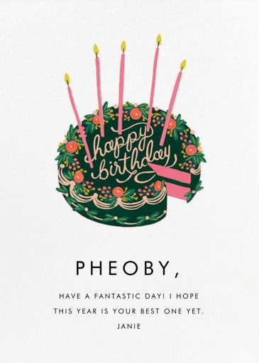 First Slice - Birthday Card by Rifle Paper Co.