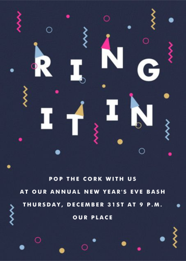 Ring in the New - New Year's Eve Invitation by Paperless Post