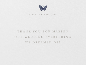 Floral Applique (Thank You) by Oscar de la Renta