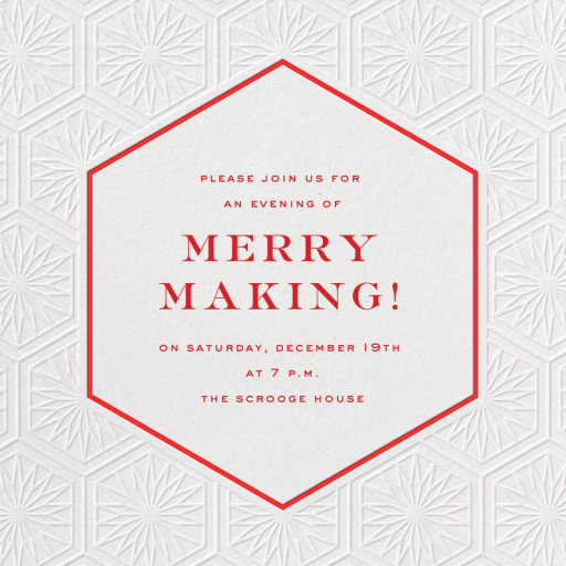 Positano - Christmas Party Invitation by Jonathan Adler