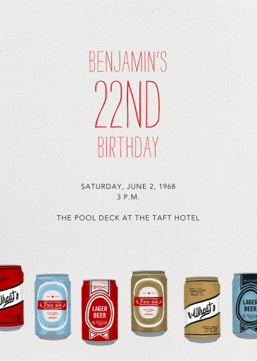 Silk Screen Beers - Invitation by Paperless Post