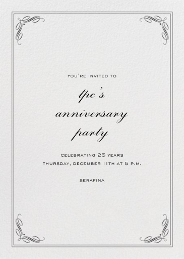 Regency Tall by Paperless Post