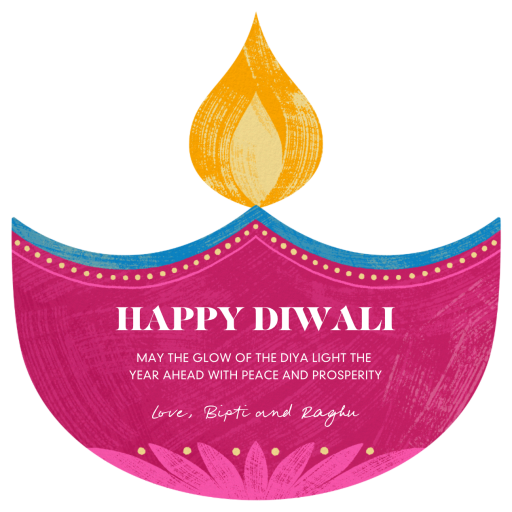 Diya Lamp - Diwali Card by Paperless Post