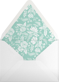 Photo Forest Path Floral Frame Card Envelope