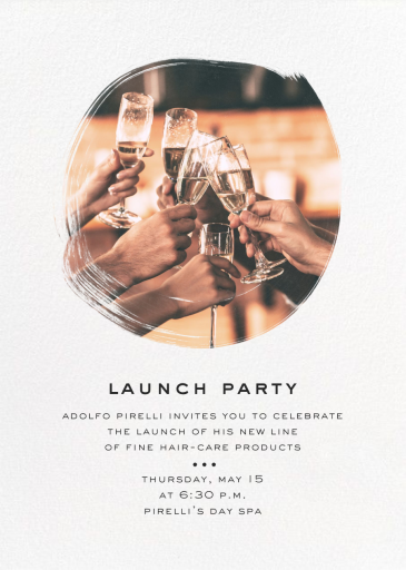 Painted Circle (Photo) by Paperless Post