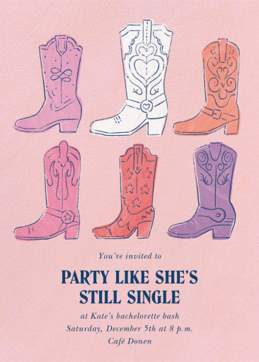 Boot Up - Invitation by Paperless Post