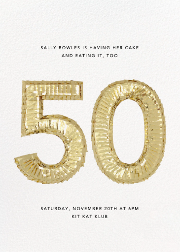 Shine - Birthday Invitation by CONFETTISYSTEM