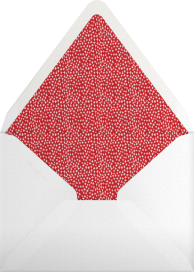 Red Berry Branches Invitation Envelope