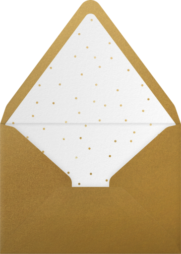 Gold Greenery - Paperless Post Envelope