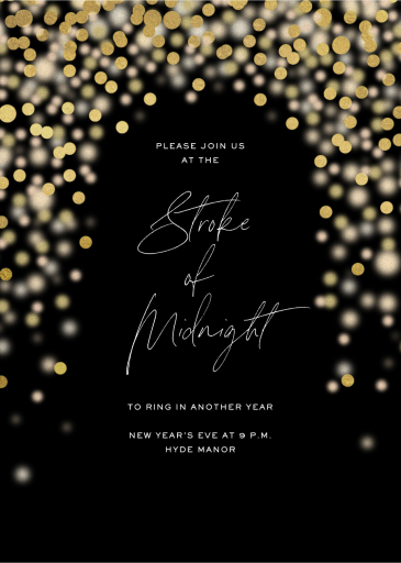 Sparkle Lights - Stationery by Paperless Post