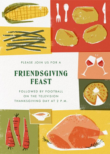 Fall Spread - Thanksgiving Invitation by Paperless Post