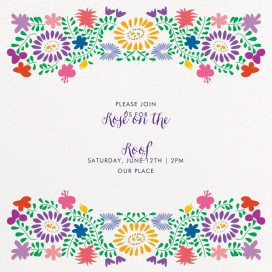 Oaxacan Flowers - Party Invitation by Paperless Post