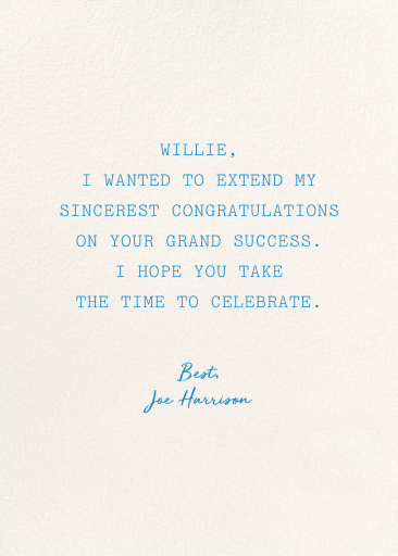 Dotted Declaration - Greeting Card by 2021 Co. - Back