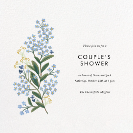 Forget-Me-Not - Couples' Shower Invitation by Rifle Paper Co.