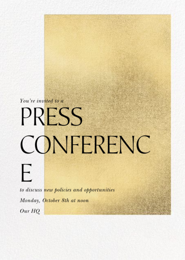 Modern Gold by Paperless Post