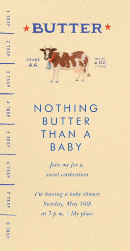 Butter Join Us - Baby Shower Invitation by Rifle Paper Co.