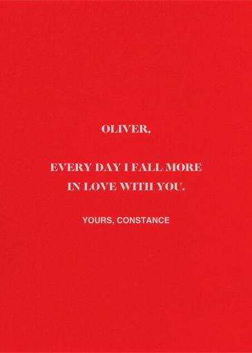 Disco Light (Krista Perry) - Valentine's Day Card by Red Cap Cards - Back