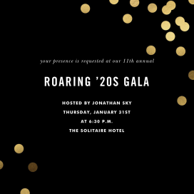 Confetti (Square) - Business Event Invitation by kate spade new york