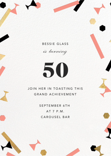 Confettitini - Invitation by Paperless Post