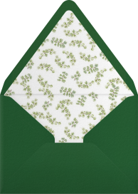 Velvet Christmas Lights - Paperless Post Envelope