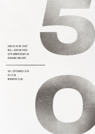 Wedded Kaboom - 50th Anniversary Invitation by Paperless Post