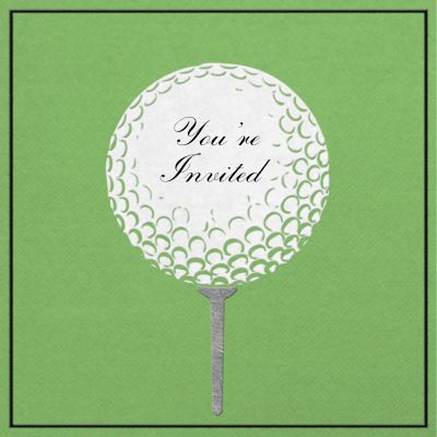 Golf Ball - Paperless Post