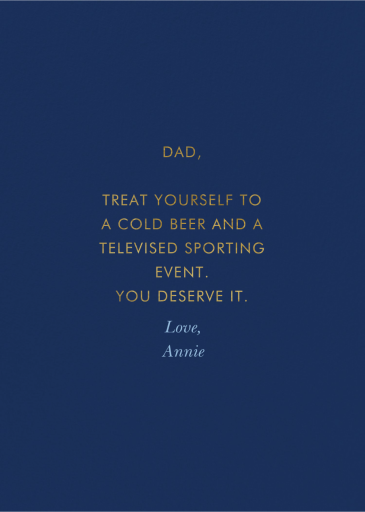 Color Block Father’s Day - Father's Day Card by Rifle Paper Co. - Back