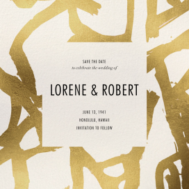 Graffito - Save the Date by Kelly Wearstler