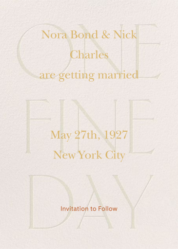 Alba - Save the Date by Venamour