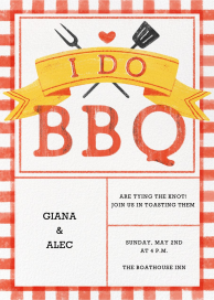 BBQ Lovers - Bridal Shower Invitation by Paperless Post