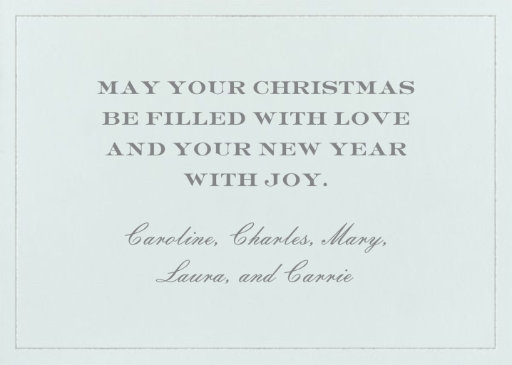 Peace on Earth - Greeting Card by Paperless Post - Back