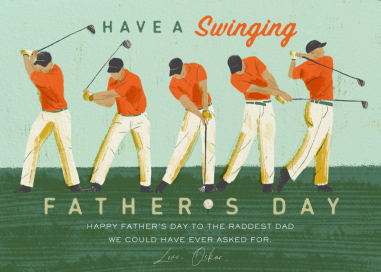 Big Swing - Father's Day Card by Paperless Post