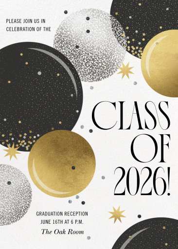 Sparkle Party - Graduation Party Invitation by Paperless Post