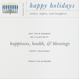 Hanukkah Telegram - Hanukkah Card by Paperless Post
