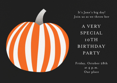 Yipes Stripes - Birthday Invitation by Meri Meri