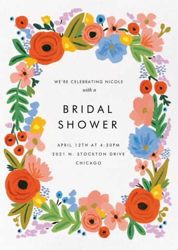 Mayday Bouquet - Bridal Shower Invitation by Rifle Paper Co.