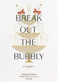 Champers Fountain by Paperless Post