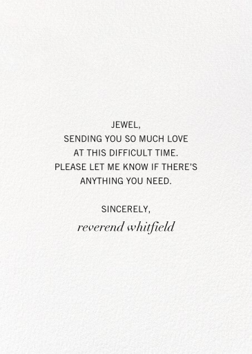 Koi Fish (Becca Stadtlander) - Sympathy Card by Red Cap Cards - Back