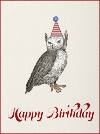 Birthday Owl by Paperless Post