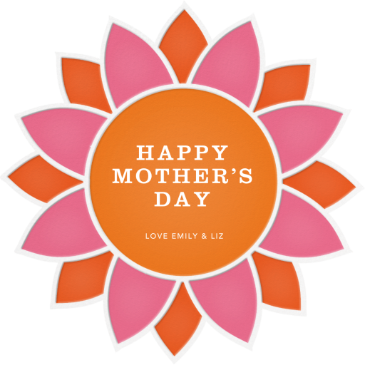 Mod Sunflower - Mother's Day Card by Jonathan Adler
