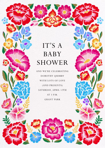 De Colores - Baby Shower Invitation by Paperless Post