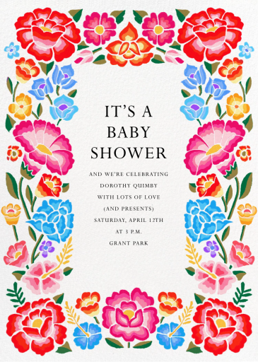 De Colores - Baby Shower Invitation by Paperless Post