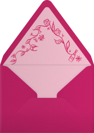 Prosecco and Petals - Pulp Templates Co. Envelope