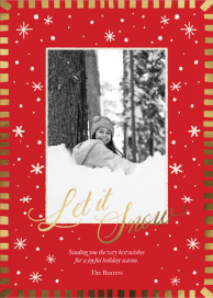 Snow Wonderful - Christmas Card by Paperless Post