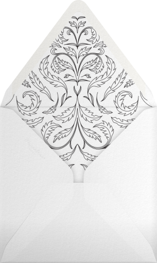 Nouveau Numerals (Photo) - Paperless Post Envelope